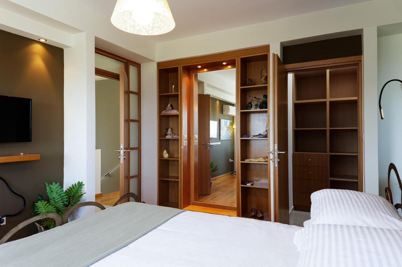 Rizes Villa With Jacuzzi & Heated Pool Agia Triada 외부 사진