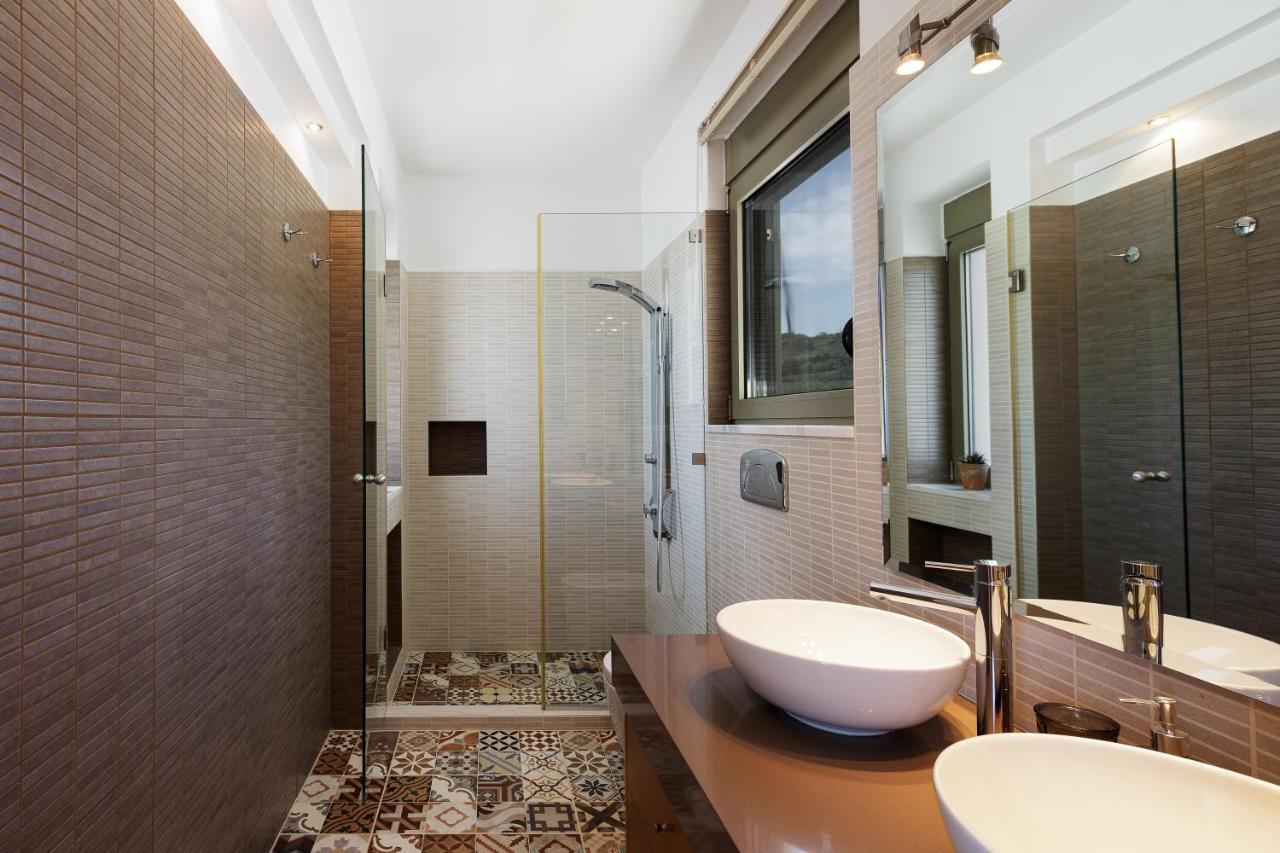 Rizes Villa With Jacuzzi & Heated Pool Agia Triada 외부 사진