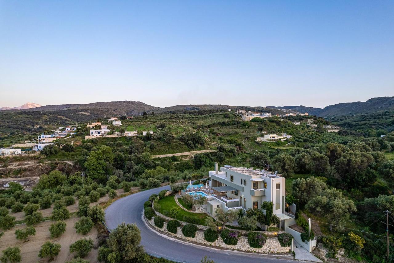 Rizes Villa With Jacuzzi & Heated Pool Agia Triada 외부 사진