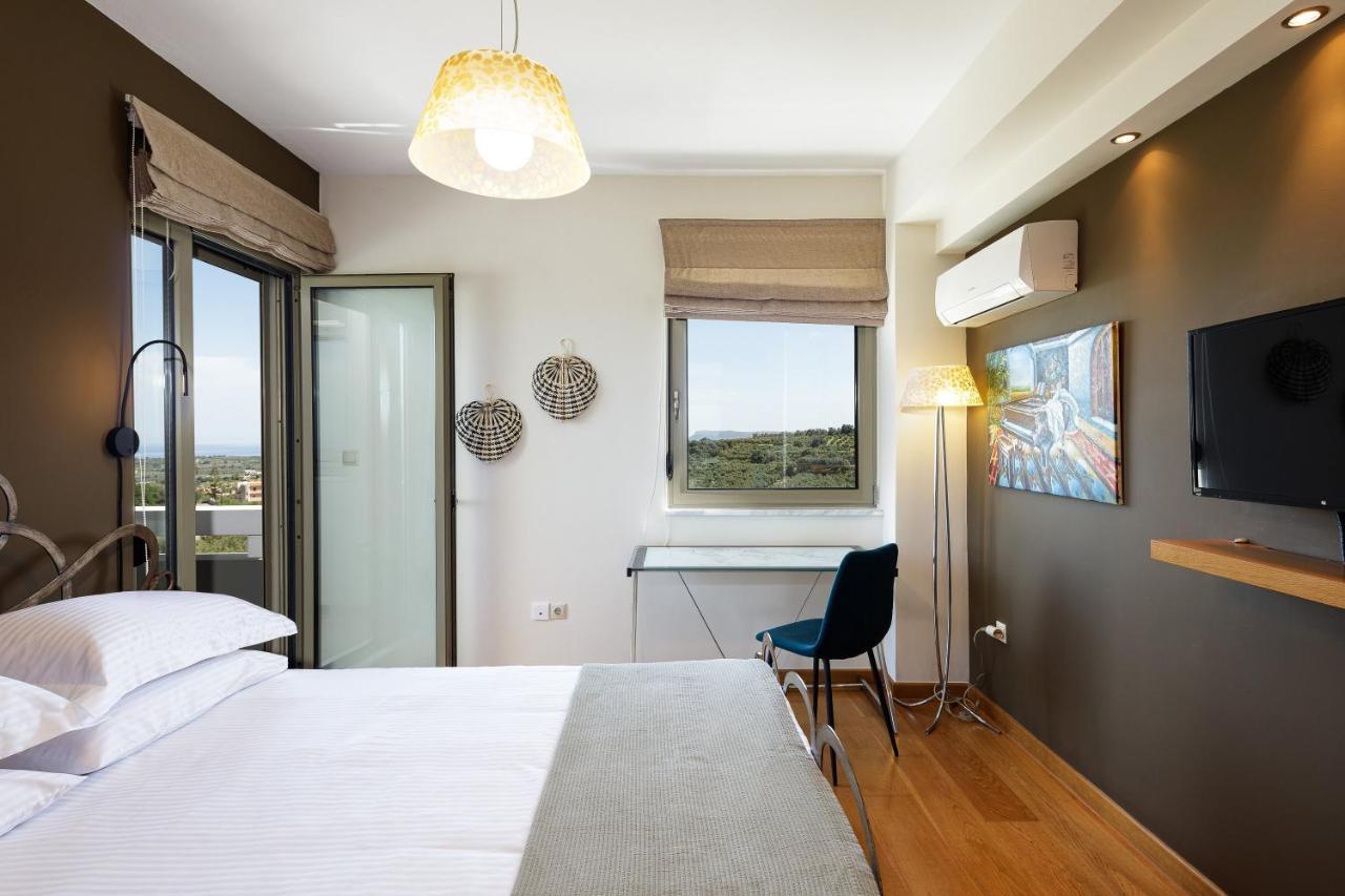 Rizes Villa With Jacuzzi & Heated Pool Agia Triada 외부 사진