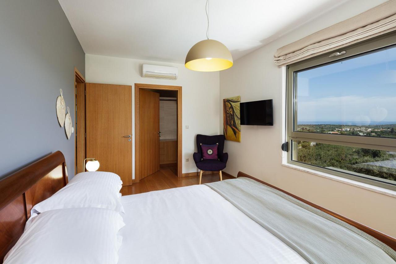 Rizes Villa With Jacuzzi & Heated Pool Agia Triada 외부 사진