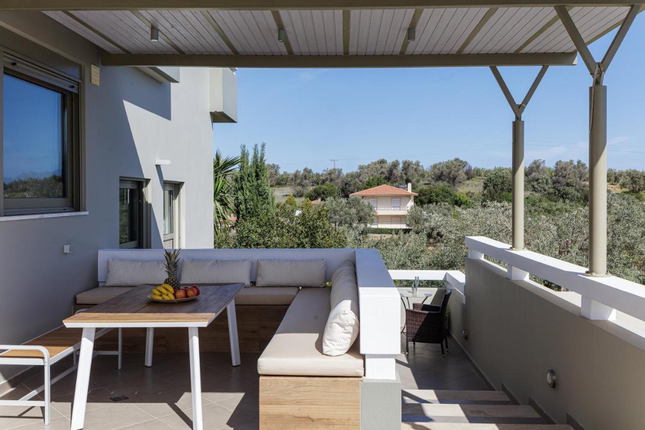 Rizes Villa With Jacuzzi & Heated Pool Agia Triada 외부 사진